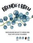 Brenda's BlueBerry Brew 12oz (Blend)